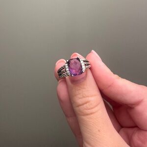 David Yurman Petrie Wheaton Amethyst Ring